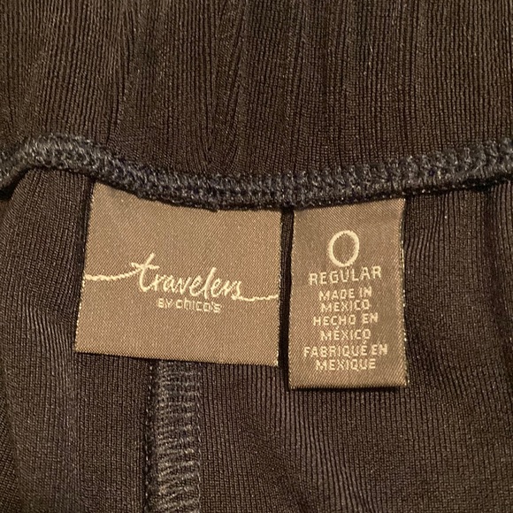 NWOT - Chico's Travelers Classic India Ink Straight-Leg Split Ankle Pant - Sz 0 - Picture 8 of 16